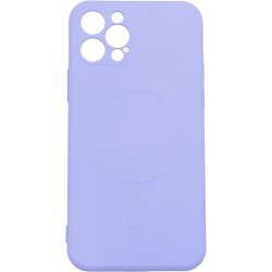 Pouzdro TopQ iPhone 12 Pro s MagSafe světle fialový