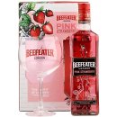 Beefeater Pink Gin 37,5% 0,7 l (dárkové balení 1 sklenice)