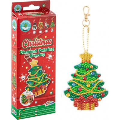 GRAFIX Diamantové malování Přívěsek Vánoční stromeček – Zbozi.Blesk.cz