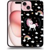 Pouzdro a kryt na mobilní telefon Apple Pouzdro Picasee ULTIMATE CASE MagSafe Apple iPhone 15 - Unicorn star heaven