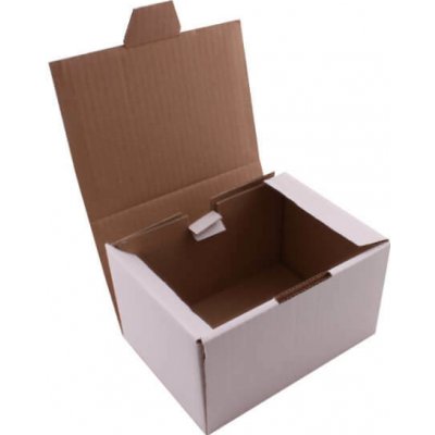 Poštovní kartonová krabice 3 vrstvá 175 x 130 x 100 mm, bílá mikrovlna INPAP PLUS s.r.o. – Zboží Mobilmania