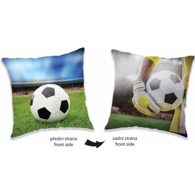 Vesna Polštář oboustranný Fotbal 40x40 – Zboží Dáma