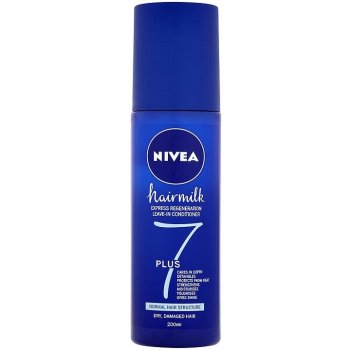 Nivea Hairmilk 7 Plus regenerační bezoplachový kondicionér pro normální vlasy 200 ml