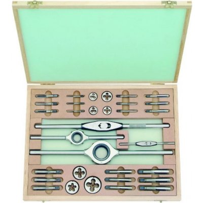 Kazeta řezného nářadí W1-II HSS BUČOVICE (340012) NAREX sada závitníků a oček a příslušenství – Zboží Dáma