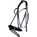 HKM Uzdečka Fleur se švédským nánosníkem black – Zboží Mobilmania