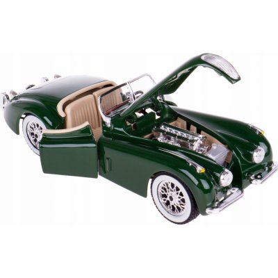 Bburago Jaguar XK 120 Roadster 1951 zelená 1:24 – Zboží Mobilmania