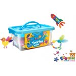 Teddies Created velká mega tvořivá sada v plastovém boxu s uchem 1000+ ks drátky bambulky očka dřívka – Hledejceny.cz
