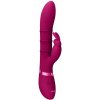 Vibrátor Rabbit Vive Sora růžový silikonový na bod G a klitoris 24,2 x 3,4 cm
