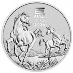 Perth Mint Stříbrná mince Rok Koně Lunar III 2026 1 oz – Zboží Dáma