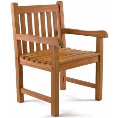 Divero Exkluzivní židle z týkového dřeva DIVERO D40768 – Zboží Mobilmania