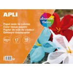 APLI hedvábný papír 32 x 24 cm blok 10 listů mix barev – Zboží Dáma