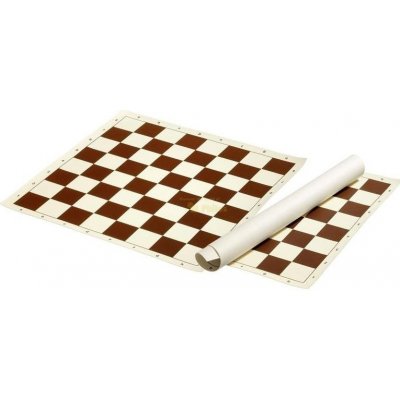 Šachové plátno hnědé pole 55 mm