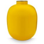 Pip Studio velká kovová váza 32cm, tmavě žlutá – Hledejceny.cz