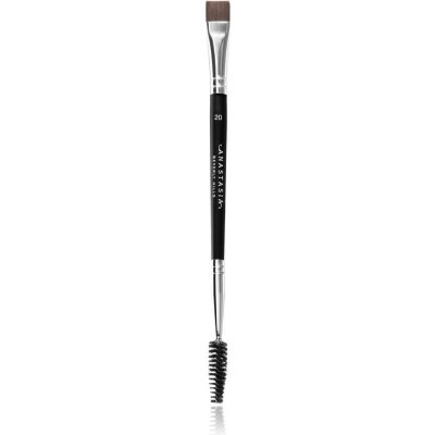 Anastasia Beverly Hills Dual Ended Flat Retail Brush 20 zkosený štětec na obočí – Zboží Dáma