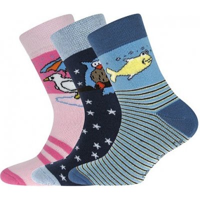 Boma PRUHANKA ABS dětské protiskluzové ponožky mix barev – Zboží Mobilmania