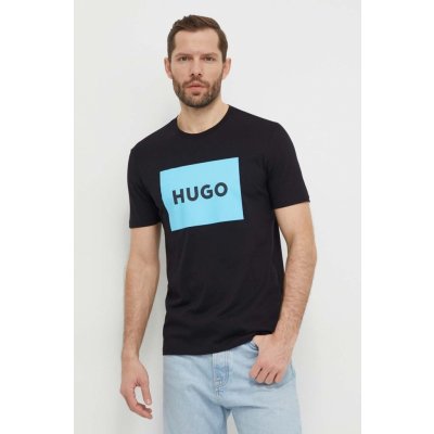 Hugo bavlněné s potiskem černá – Zboží Mobilmania