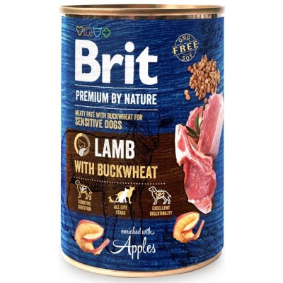 Brit Premium by Nature Dog Lamb with Buckwheat 24 x 400 g
