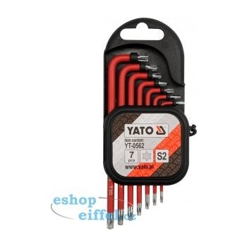 Imbusový klíč TORX - T9-T30 CrV Yato YT-0562 7 ks