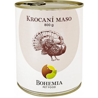 Bohemia Pet Food Krocaní maso ve vlastní šťávě 400 g