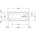 Duravit Qatego 170 x 70 cm 700611000000000 – Hledejceny.cz