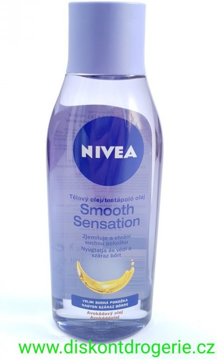Nivea Smooth Sensation tělový olej pro velmi suchou pokožku 250 ml od 119  Kč - Heureka.cz
