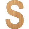 Dekorace Small Foot bambusové písmeno S