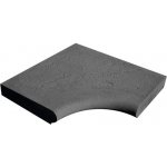 Bazénový lem Presbeton Borneo vnitřní roh 365x220x55/47 mm reliéfní černý – Hledejceny.cz