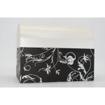 Pokladnička 30x20x23 cm - černobílá – Zboží Dáma