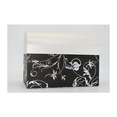 Pokladnička 30x20x23 cm - černobílá – Zboží Dáma
