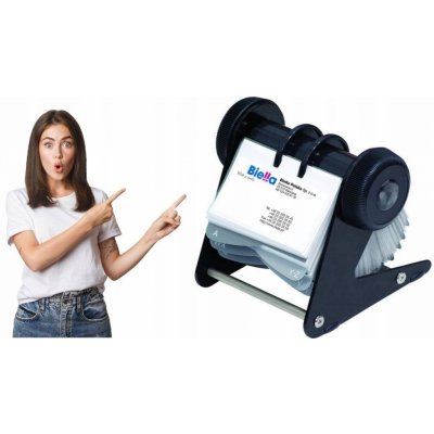 Donau vizitkář otočn otevřený černý – Zboží Živě