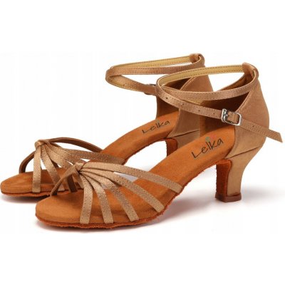 Lelka taneční boty na latino W217 světle hnědá – Hledejceny.cz