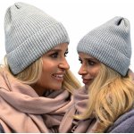 Fashionweek Módní dámská čepice beanie ZIZI-N1 šedý – Hledejceny.cz