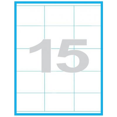 MP print etikety samolepící A4, 70x50,8 mm, 15ks/arch, 100 archů, reflexní žluté – Sleviste.cz