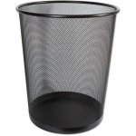Kovový odpadkový koš CONCORDE, velký, černý 19 litrů – Zboží Dáma