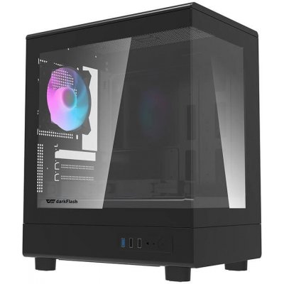 Darkflash DB330M + 3 aRGB fans black – Zboží Živě