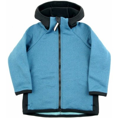 Little Things mikina tecnostretchová s kapucí petrolejová – Sleviste.cz