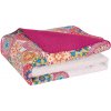 Přehoz DecoKing přehoz na postel oboustranný z mikrovlákna Barbra růžový 170 x 210 cm
