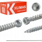 Konstrukční vruty do dřeva Klimas WKFC 6x260 mm, hlava válcová, 100 ks – Hledejceny.cz