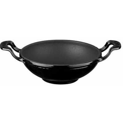 LAVA METAL Litinový wok černý 16 cm