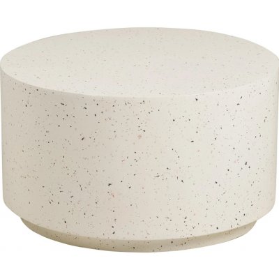 Nordic Living cementový zahradní stolek Bono 70 cm Bílý – Hledejceny.cz