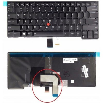 Lenovo ThinkPad T460 E440 T440 T440p T440s T450 T450s Klávesnice Podsvícená – Zboží Živě