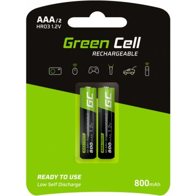 Green Cell AAA 800mAh 2ks GR08 – Zboží Živě