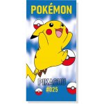 Sahinler Plážová osuška Pokémon Pikachu 025 70 x 140 cm – Zboží Dáma