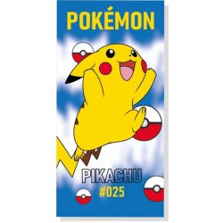 Sahinler Plážová osuška Pokémon Pikachu 025 70 x 140 cm