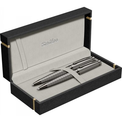 Scrikss Honour Carbon Grey SC371752 dárková sada kuličkového pera a mechanické tužky – Zboží Dáma