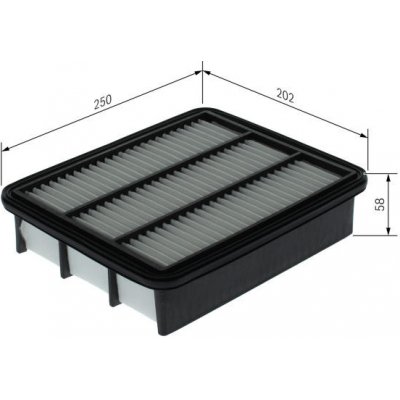 Vzduchový filtr BOSCH F 026 400 744 – Hledejceny.cz