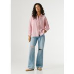 Pepe Jeans dámská růžová pruhovaná košile PL3051395-300 – Hledejceny.cz