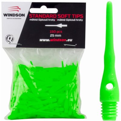 WINDSON Plastové hroty STANDARD 25mm, 150ks - Zelená – Zboží Mobilmania