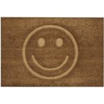 Home Elements Vytlačená rohožka Smajlík béžová 40 x 60 cm – Zboží Mobilmania
