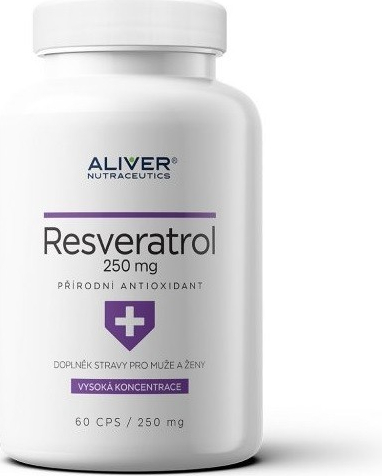 Aliver Resveratrol 250 mg 60 kapslí